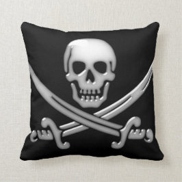 Almofada Crânio e espada pirata (TLAPD)