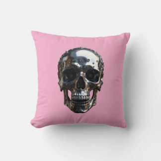 Almofada Crânio metálico