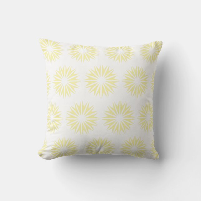Almofada Cream Modern Sunbursts (Frente)