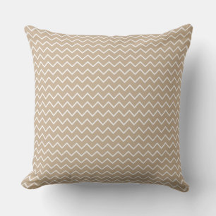 Almofada Creme Beige Zigzag/Bolinhas Travesseiro reversíve