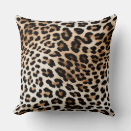 Almofada Creme Black Leopardo Print