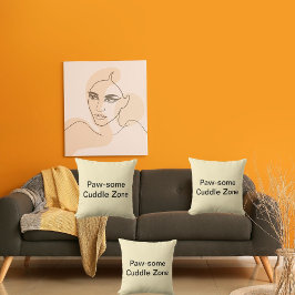 Almofada Creme Personalizado de Gato de Gato de Gato Gato d