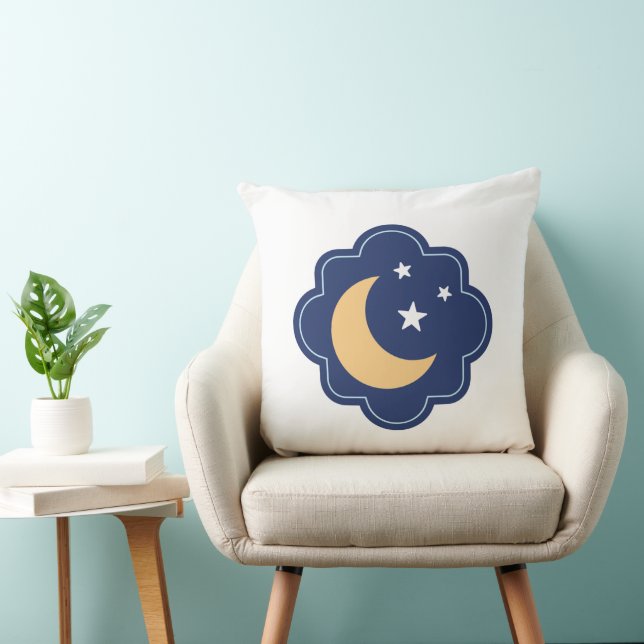 Almofada Crescent Moon & Stars Pillow (Cadeira)