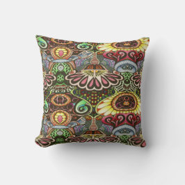 Almofada Criação de Portas do Partido Artista Cheerful