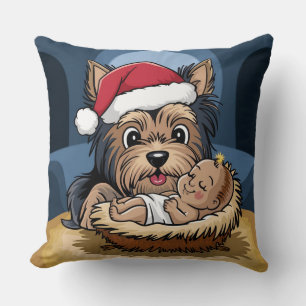 Almofada Criança adorada por Yorkshire Terrier
