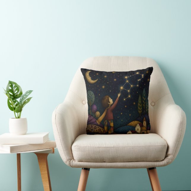 ALMOFADA CRIANÇA CAPRICHOSA ALCANÇANDO AS ESTRELAS (Cadeira)