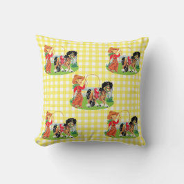 Almofada Criança De Cowboy Com Corda E Cavalo