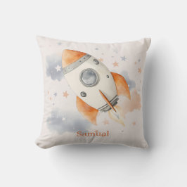 Almofada Criança Divertida Foguete Espacial 