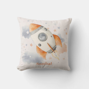 Almofada Criança Divertida Foguete Espacial 