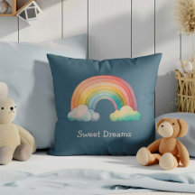 Crianças Arco-íris Pastel Caprichoso em Nuvens