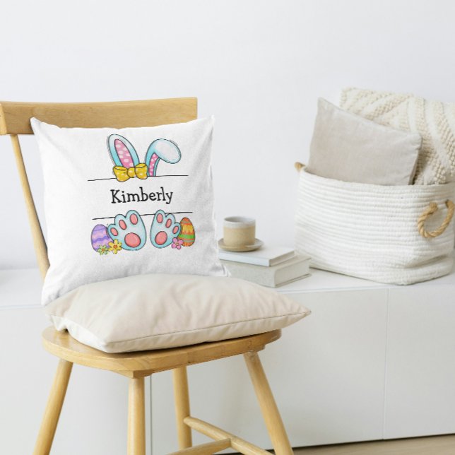 Almofada Crianças Páscoa Personalizada (Criador carregado)