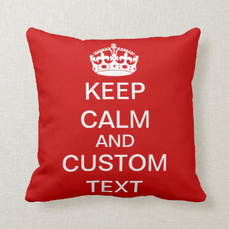 Almofada Criar seus próprios mantêm a calma e continuam