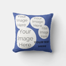 Almofada criar texto de colagem de fotos do próprio Travess