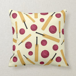 Almofada Cricket Bat and Ball Fun Cartoon