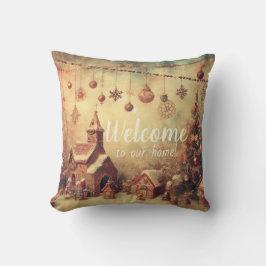Almofada Crie a sua aldeia de Natal
