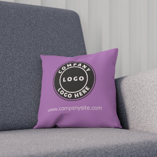 Almofada Crie o logotipo da sua empresa Marca comercial