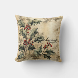 Almofada Crie o seu próprio artigo do Vintage Holly