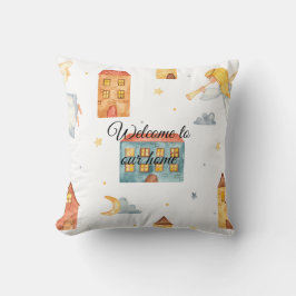 Almofada Crie Seu Próprio Anjo de Aldeia com Escolha de Cor