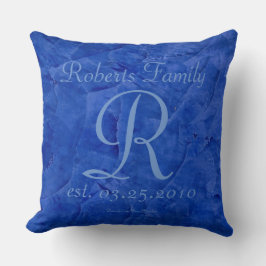 Almofada Crie seu próprio decorativo azul 20 x 20