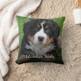 Almofada Crie seu próprio monograma de colagem de fotos da 