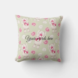 Almofada Crie seu próprio Natal de Elefantes de Mineração