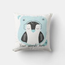 Crie seu próprio pinguim pinguim bonito no Natal