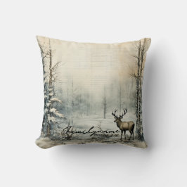 Almofada Crie seu próprio Stag Russo de inverno