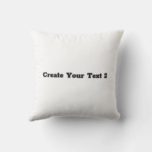 Almofada Crie seu texto Nome impresso Algodão decorativo