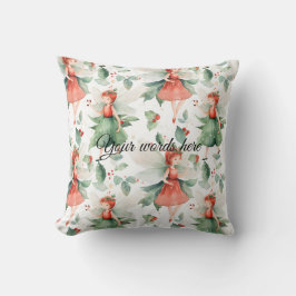 Almofada Crie Sua Fada De Férias Vermelhas