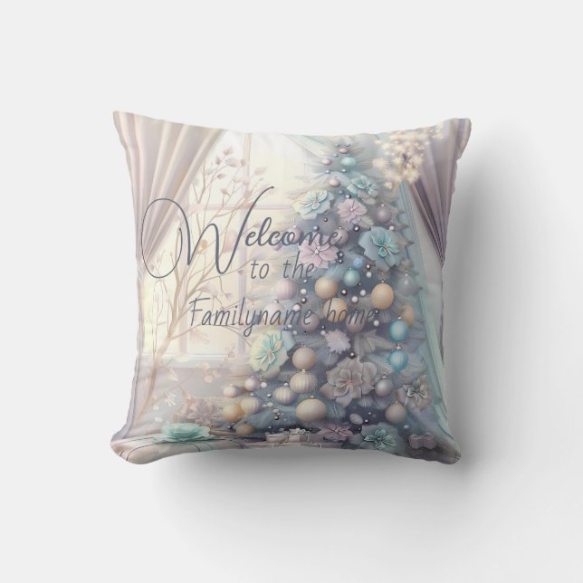 Almofada Crie sua própria árvore de Natal de sucesso (Frente)