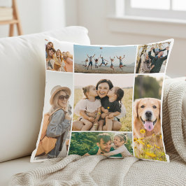 Almofada Crie Sua Própria Colagem de 7 Fotos