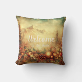 Almofada Crie sua própria coroa de Natal quente