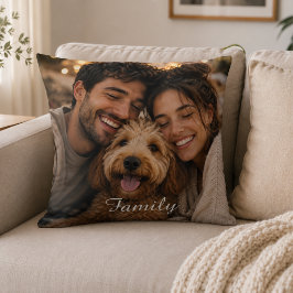 Almofada Crie sua própria família personalizada
