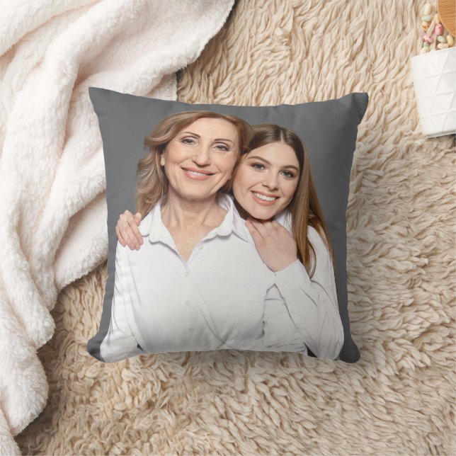 Almofada Crie Sua Própria Foto Personalizada Mamãe e Eu (Cobertor)