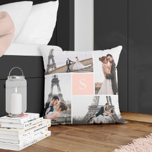 Almofada Crie Sua Própria Galeria de 5 Fotos Monogramada