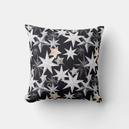 Almofada Crie Sua Própria Prata De Higem, Estrelas Brancas 