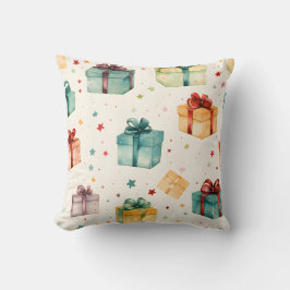 Almofada Crie suas próprias caixas de Natal coloridas e est