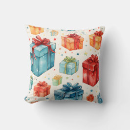 Almofada Crie suas próprias caixas e Arcos de Natal colorid