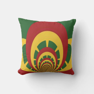 Almofada Crie suas próprias cores rasta em casa decoração