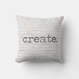 Almofada crio, manuscrito motivacional Jane Austen