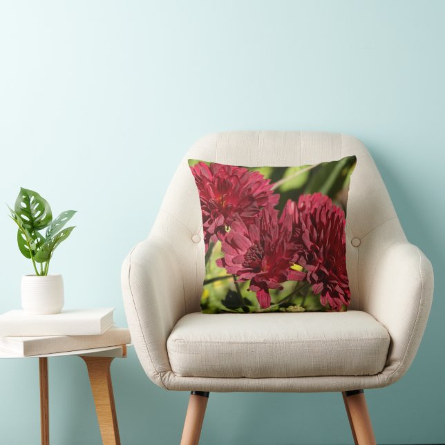 Almofada Crisântemos Marrons (Cadeira)