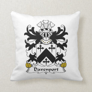 Almofada Crista da família de Davenport