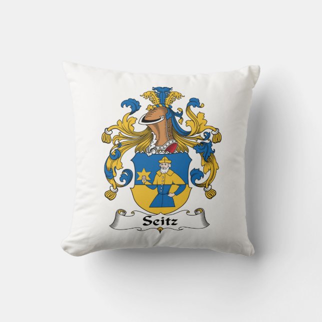 Almofada Crista da família de Seitz (Frente)