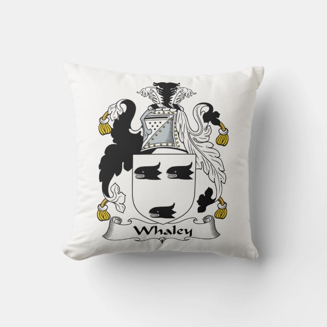 Almofada Crista da família de Whaley (Frente)