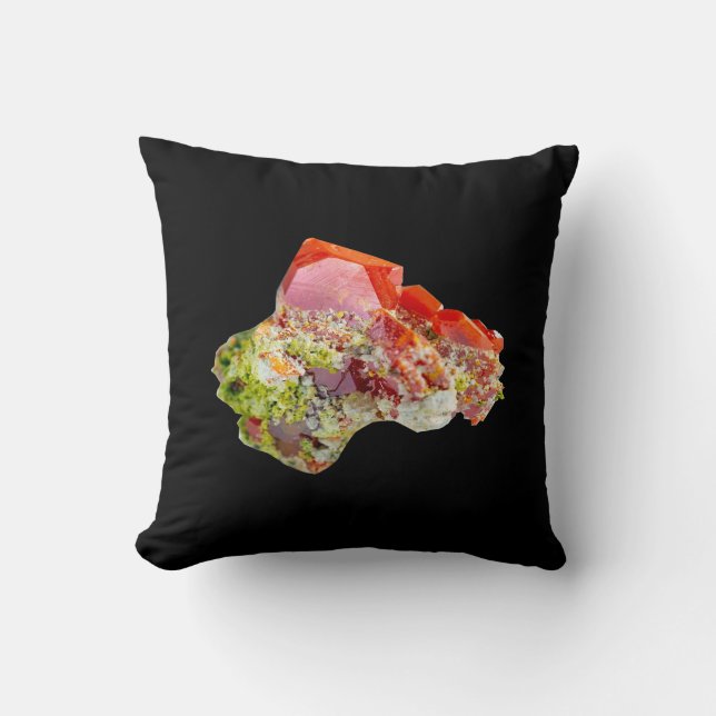 Almofada Cristal Vermelho Vermelho Reversível (Frente)