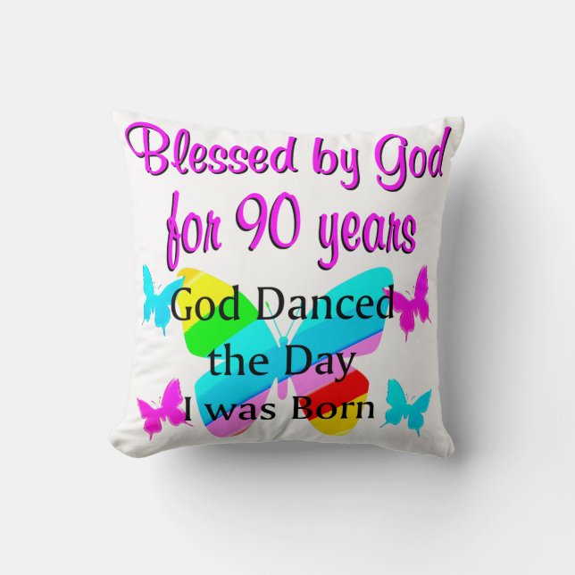 ALMOFADA CRISTÃO DE 90 ANOS (Frente)