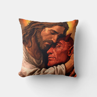 Almofada Cristo Comfortando Travesseiro decorativo de Lúcif