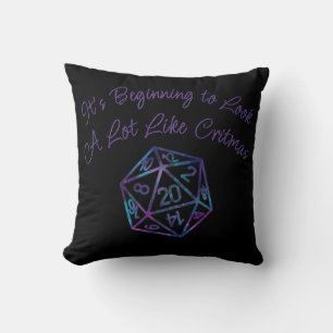 Almofada Critérios RPG Nebula Fantasy Tabletop Gamer Dice