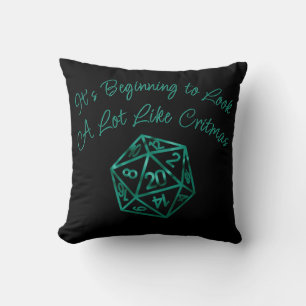 Almofada Critérios RPG Teal Green Tabletop - Dispositivo