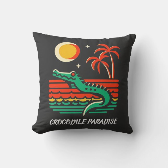 ALMOFADA CROCODILE PARADISE (Frente)